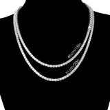 Sterling silver 925 tennis necklace