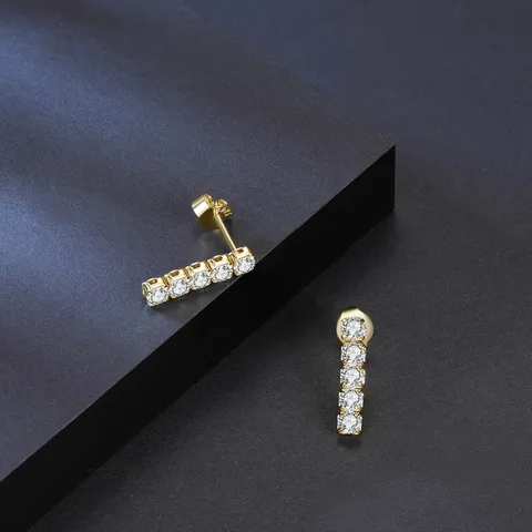 Sterling silver 925 zircon earrings