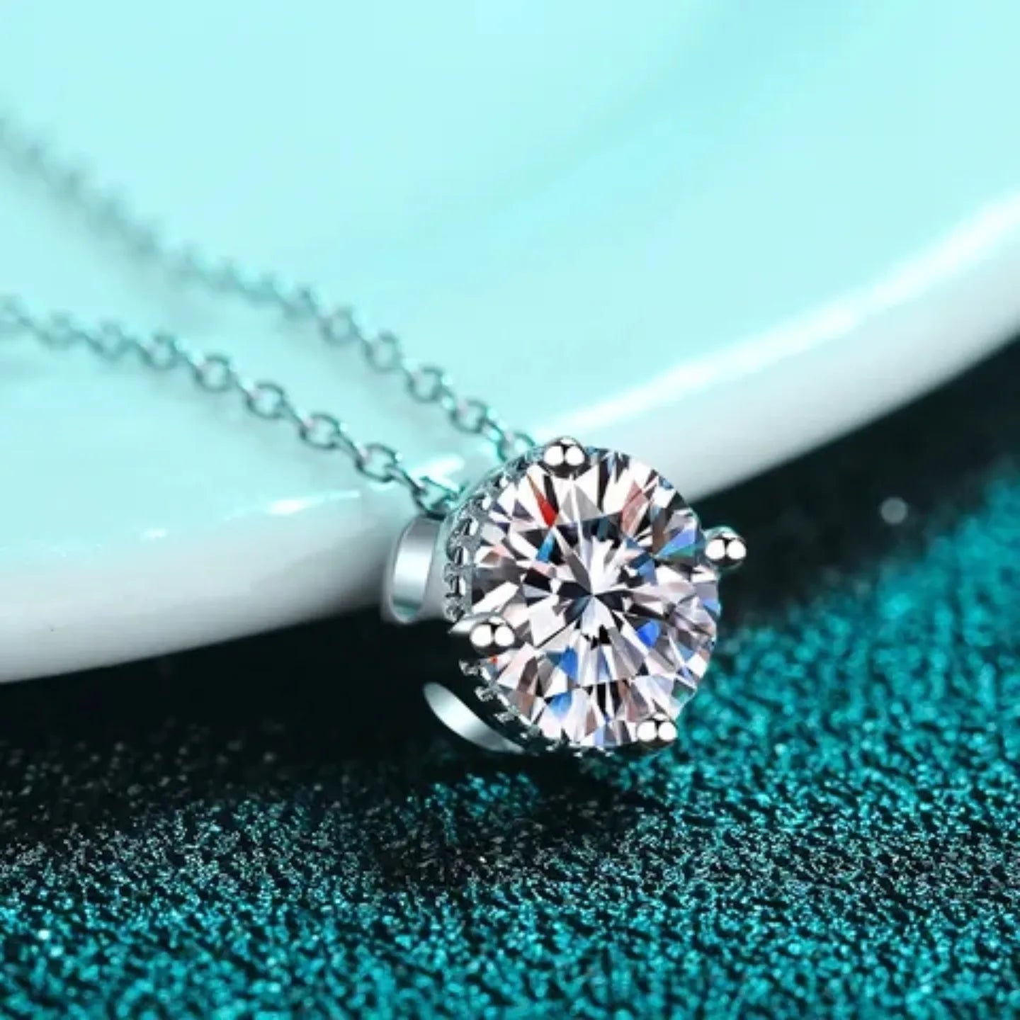 Sterling silver 925 zircon Necklace