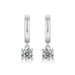 Sterling silver 925 moissanite earrings