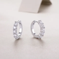 Sterling silver 925 moissanite earrings