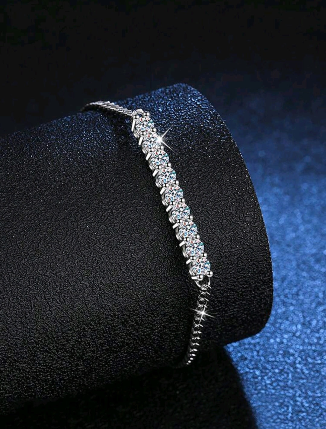 Sterling silver 925 moissanite bracelets