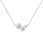 Sterling silver 925 moissanite necklace