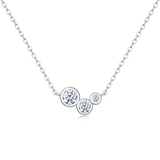 Sterling silver 925 moissanite necklace