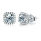 Sterling silver 925 moissanite earrings