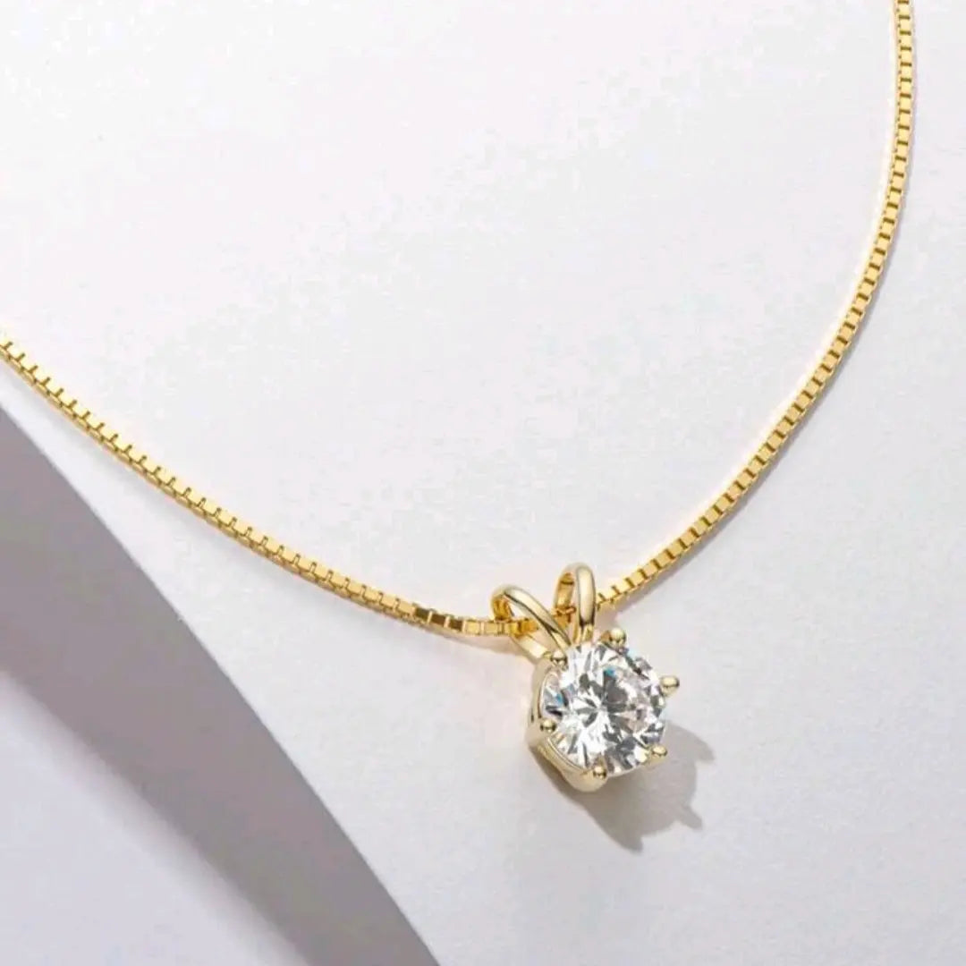 Sterling silver 925 moissanite necklace