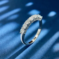 Sterling silver925 moissanite rings
