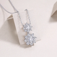 Sterling silver moissanite necklaces