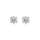 Sterling silver 925 moissanite earrings