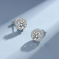 Sterling silver 925 moissanite earrings