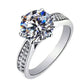 Sterling silver 925 moissanite rings