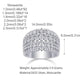 Sterling silver moissanite rings