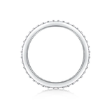 Sterling silver 925 moissanite wedding ring