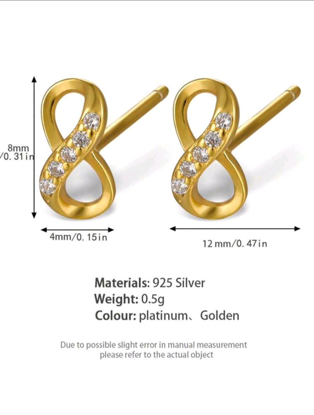 Sterling silver 925 earrings