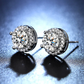 Sterling silver 925 moissanite earrings