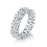 Sterling silver 925 moissanite wedding ring