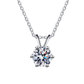 Sterling silver 925 moissanite necklace