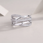 Sterling silver moissanite rings