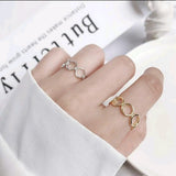 Sterling silver 925 open ring
