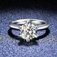 Sterling silver 925 moissanite rings