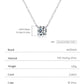 Sterling silver 925 moissanite necklace
